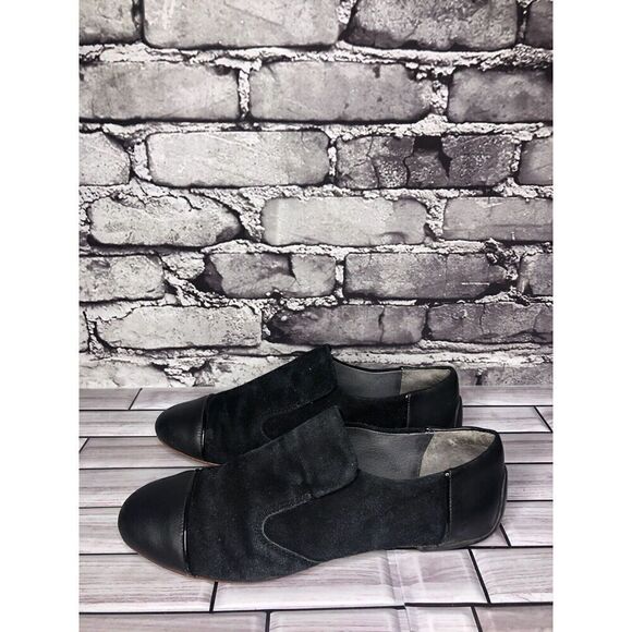 Tsubo Black Suede Leather Cap Toe Casual Loafers Flats Shoes Women’s 6M US/37EU - Picture 10 of 16